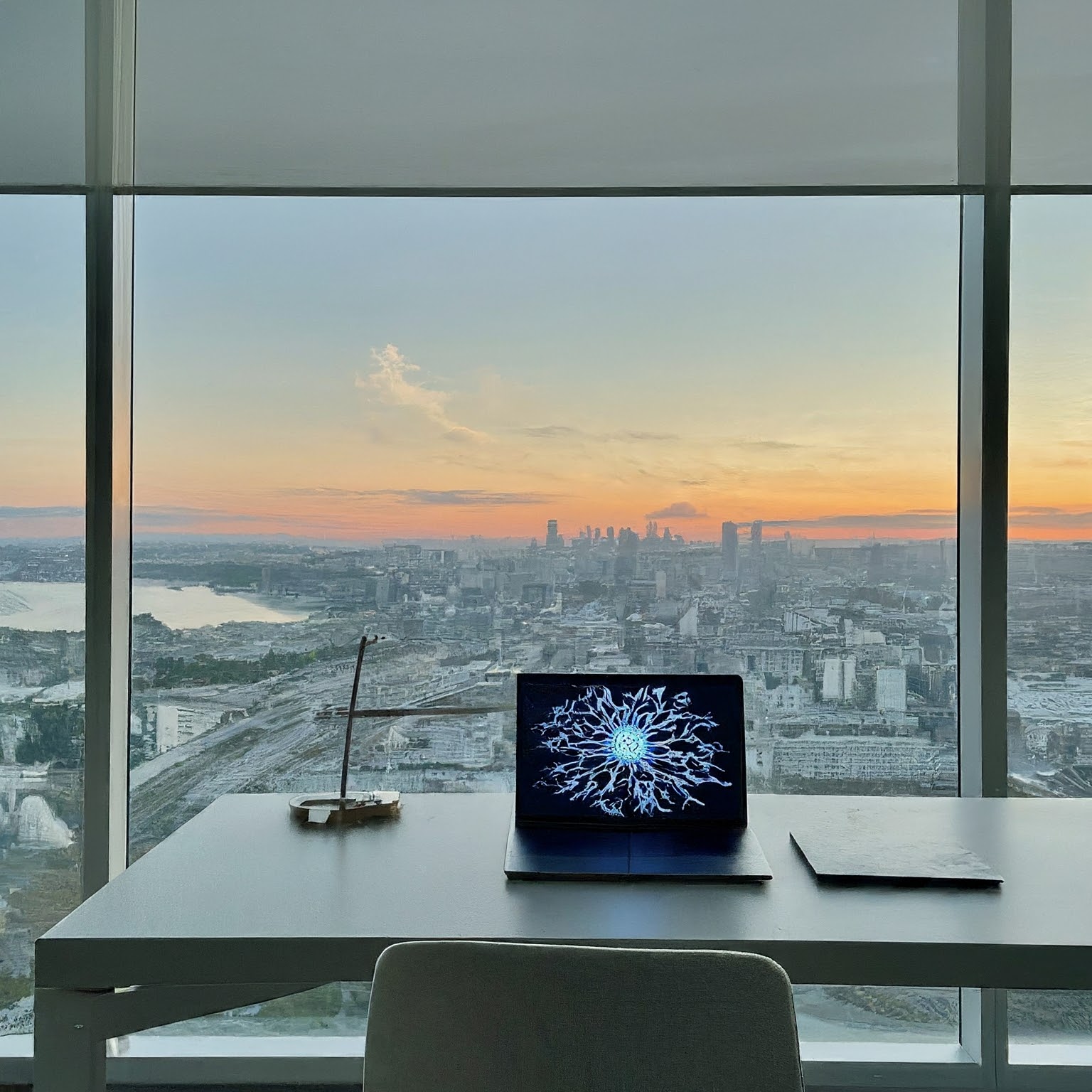 image of an office desk with a computer